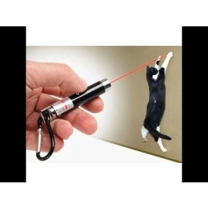 4 Yedek Başlıklı Pilli Kedi Oyuncağı Lazer Anahtarlık