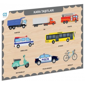 675 CAAHS-3200 CA GAMES AHŞAP KARA TAŞITLARI BUL-TAK