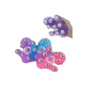 9 Bilyeli Masaj Eldiveni Tüm Vücut Masajına Uygun Kafa Masaj Aleti