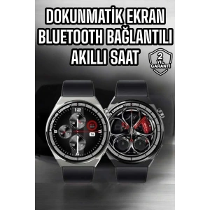 Akıllı Saat Dokunmatik Ekran Sesli Görüşme ve Bildirim Görme Sağlık Takibi