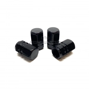 Alüminyum Altıgen Sibop Kapağı 4'lü Siyah