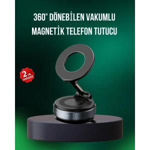 Alüminyum Gövdeli Manyetik Araç İçi Telefon Tutucu