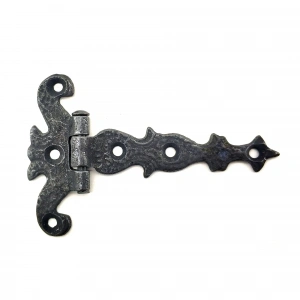 Antika Tarz Dekoratif Pirinç Kuyruklu Kelebek Menteşe - 63x100 mm, Oksit