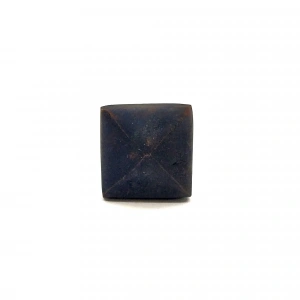 Antika Tarz Dekoratif Pirinç Piramit Kabara - 21 mm, Oksit