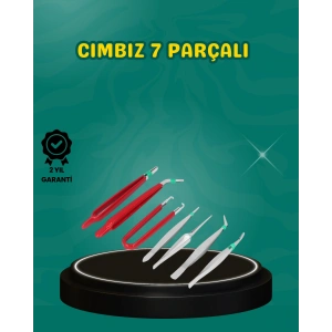 Antistatik 7’li Hassas Cımbız Takımı Manyetik Olmayan Uçlu