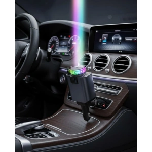 Araç Çakmak Girişli Şarj Cihazı Nemlendirici ve Aromaterapi Özellikli