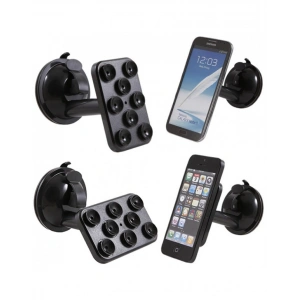 Araç İçi Telefon-Tablet-Navigasyon Tutucu-(8 Vantuzlu Döner Başlıklı)