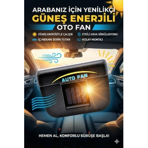 Auto Cool Güneş Enerjisiyle Çalışan Araç İçi Soğutucu
