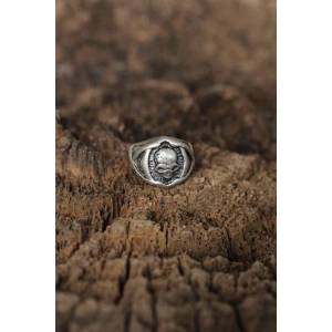 Ayarlanabilir Kuru Kafa Tasarımlı Erkek Yüzük