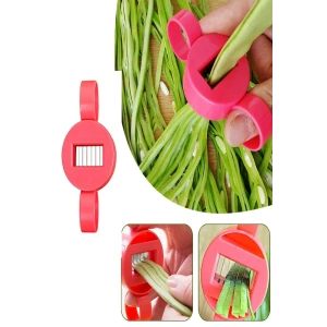 Ayarlanabilir Yeşil Fasulye Dilimleme Kesici Pratik Bamya Bakla Vs Parçalayıcı Dilimleyici