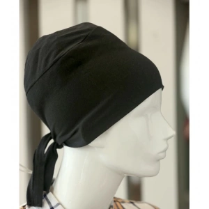 Bağlamalı Tesettür Bone - Bağlamalı Bandana 5 Adet