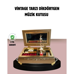 Balerinli Müzikli Takı Kutusu Piyano Tasarım Kız Çocuk Hediyelik