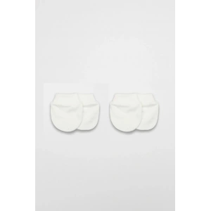 Bistyle 2Li Penye Eldiven Basıc 90108 Ekru