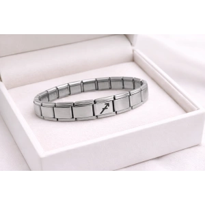 Çelik Nomination Bileklik Yay Burcu | Paslanmaz Çelik Burç Bilekliği | Şık ve Özgür Ruhlu Tasarım