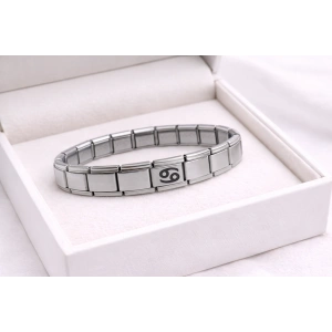 Çelik Nomination Bileklik Yengeç Burcu | Paslanmaz Çelik Burç Bilekliği | Zarif ve Anlamlı Tasarım