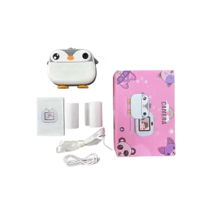 Çocuklara Özel Şirin Tasarımlı Mini Fotoğraf Yazıcısı 3 Adet Rulo Hediyeli