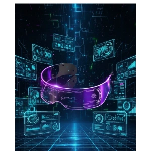 Cyberpunk LED Gözlük Çok Modlu Işıklı Parti ve Festival Aksesuarı