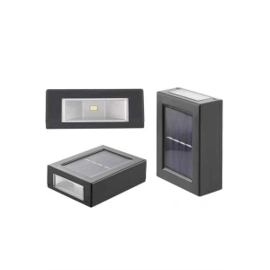 Dekoratif Duvar Lambası Solar Güneş Enerjili Bahçe Aydınlatması