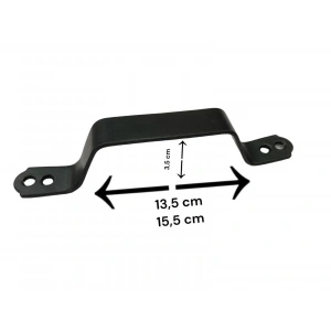 Demir Doğrama Kulp Siyah Kaplama