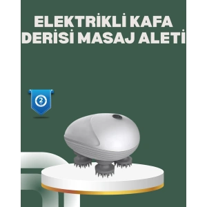Derin Masaj Sağlayan Elektrikli Kafa Masaj Aleti