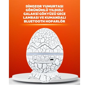 Dinozor Yumurtası Tasarımlı Projektörlü Gece Lambası