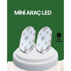 Dokunmatik Sensörlü Şarjlı Araç İçi Ambiyans Aydınlatma