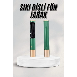 Düzleştirici Fırça Saç Düzleştirici Arada Fön Tarak Taşınabilir