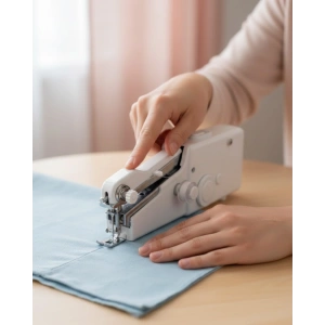 El Tipi Mini Dikiş Makinesi Perde ve Kıyafet Tamiri İçin