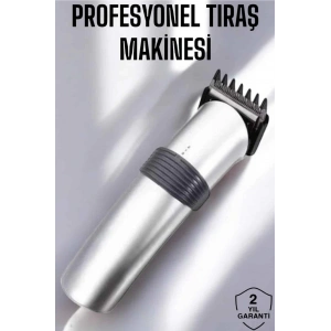 Erkeklere Özel Şarjlı Saç ve Sakal Kesme Tıraş Makinesi Seti