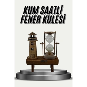 Eyfel Kulesi ve Deniz Feneri Dekoratif Masa Biblosu Hediyelik