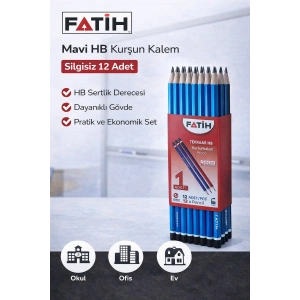 Fatih Mercanlı 12010 HB Kurşun Kalem 12 Adet