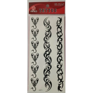 Geçici Dövme Şablonu 3lü - M071
