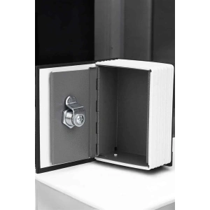 Gizli Kasa Kitap Görünümlü Anahtarlı Çelik Mini Kasa