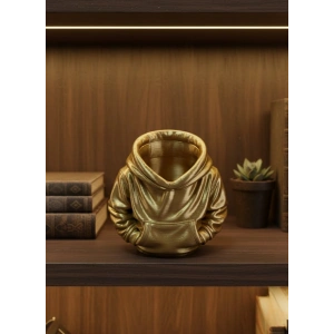 Gold Hoodie Kalemlik 10x10 cm Masa Üstü Düzenleyici