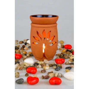 Hayat Ağacı El Yapımı Çömlek Buhurdanlık Tütsülük