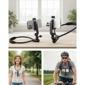 Hızlı Tak Çıkar Özellikli Boyun Askılı Telefon Sabitleyici