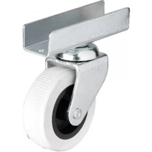 Hts 323 - 50x20 mm Gri Uzun U Tablalı Teker 4 Adet