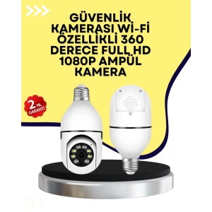 İki Yönlü Ses Destekli Ev Güvenlik Kamerası – Yerel Kayıt Özellikli