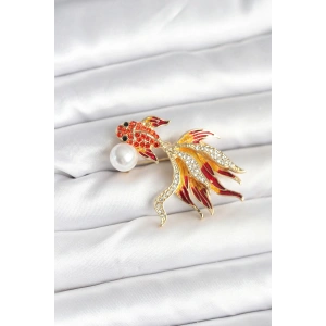 Japon Balığı Model Broş