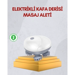 Kablosuz Kafa ve Vücut Masaj Aleti Taşınabilir Tasarım
