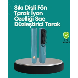 Kablosuz Saç Düzleştirici Tarak – 2600 mAh Şarjlı Model