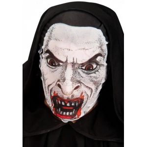 Kafaya Tam Geçmeli Bez Vampir Maskesi - Streç Korku Maskesi - 3D Baskılı Maske Model 2