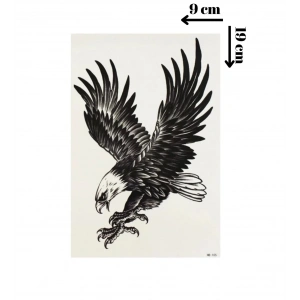 Kartal Geçici Dövme Şablonu - FF037