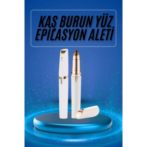 Kaş Bıyık Epilasyon Aleti İnce Uçlu Yüz Için Tüy Alıcı Pilli
