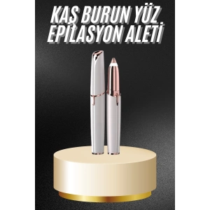 Kaş Bıyık Tüy Epilasyon Aleti Pilli Yüz Kaş Epilatör Kıl Tüy Alma Epilasyon