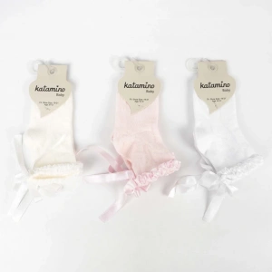 Katamino Oben Aks Kız Bebek Soket Çorap K48019 Asorti