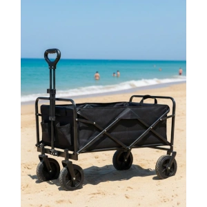 Katlanır Kamp ve Plaj Arabası Büyük Kapasiteli Taşıma Vagonu