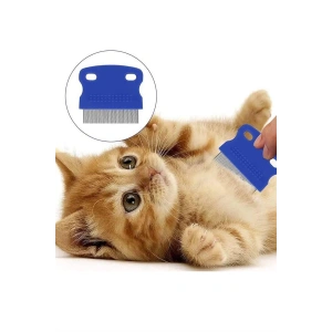 Kedi Köpek Tüy Bit Pire Toplayıcı Toplama Temizleme Tarağı Tarak Seti 4lü Set