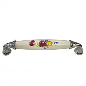 Klasik Silindir Kulp Krom 128 mm