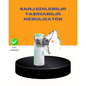 Kompakt Boy Şarjlı Taşınabilir Nebulizatör Cihazı